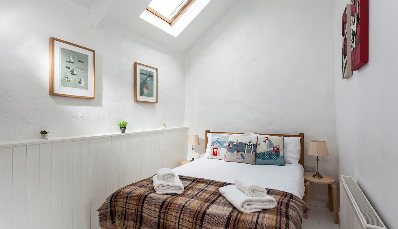 Bedroom 2 is a cosy double room. 