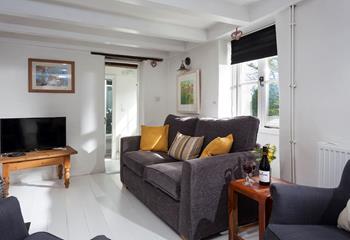 Enjoy a family evening in the homely sitting room. 