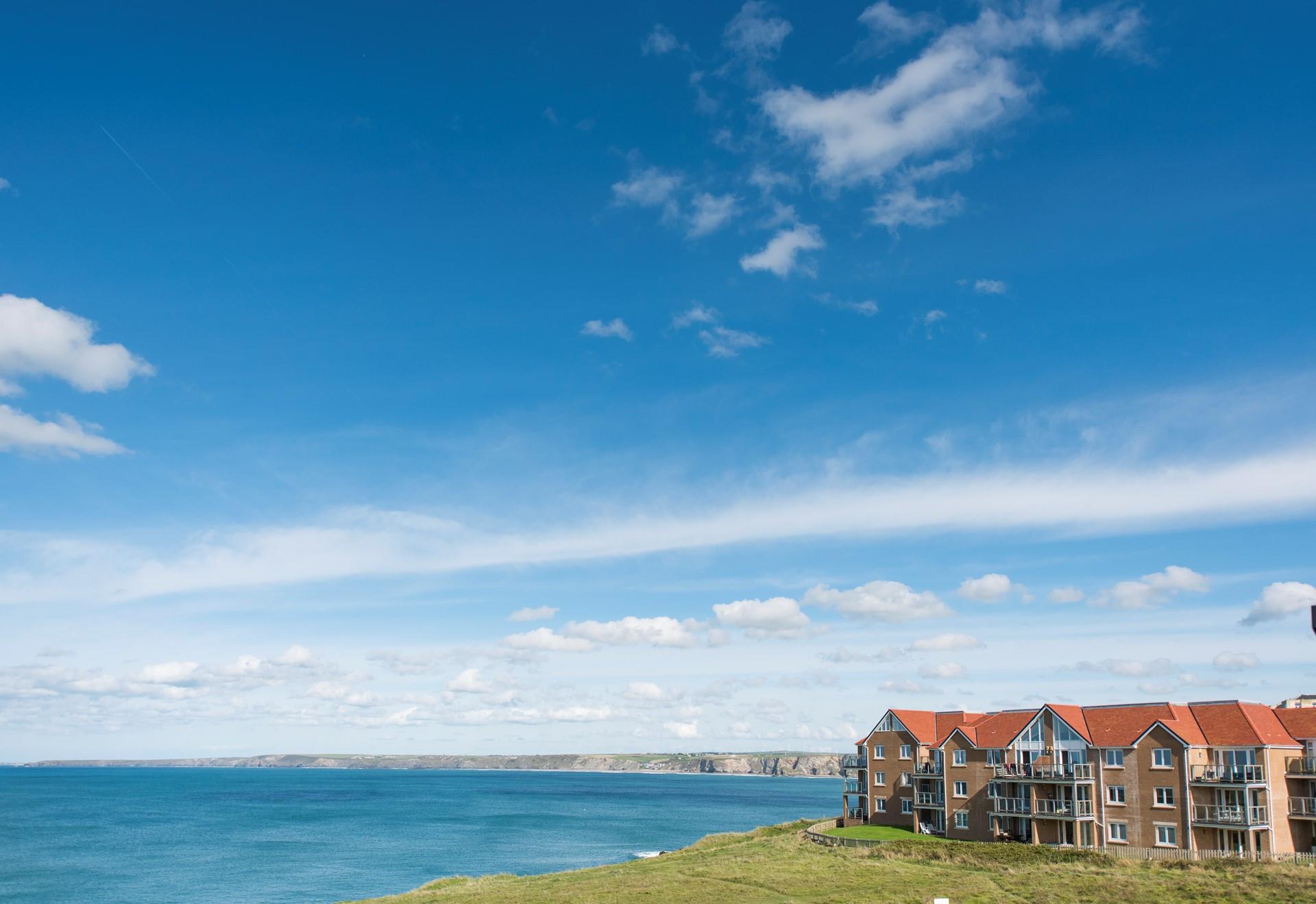 You can't get much closer to the sea than this!