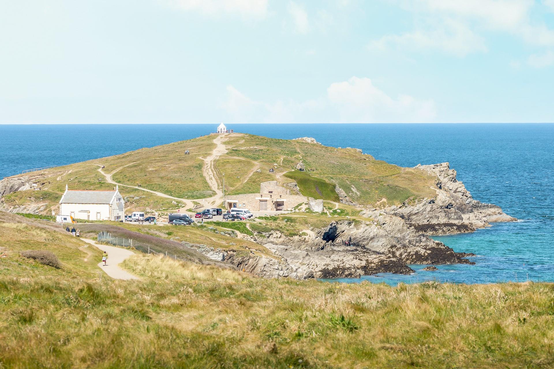 On the other side of the fence is the gorgeous headland and coastal path just waiting to be explored.