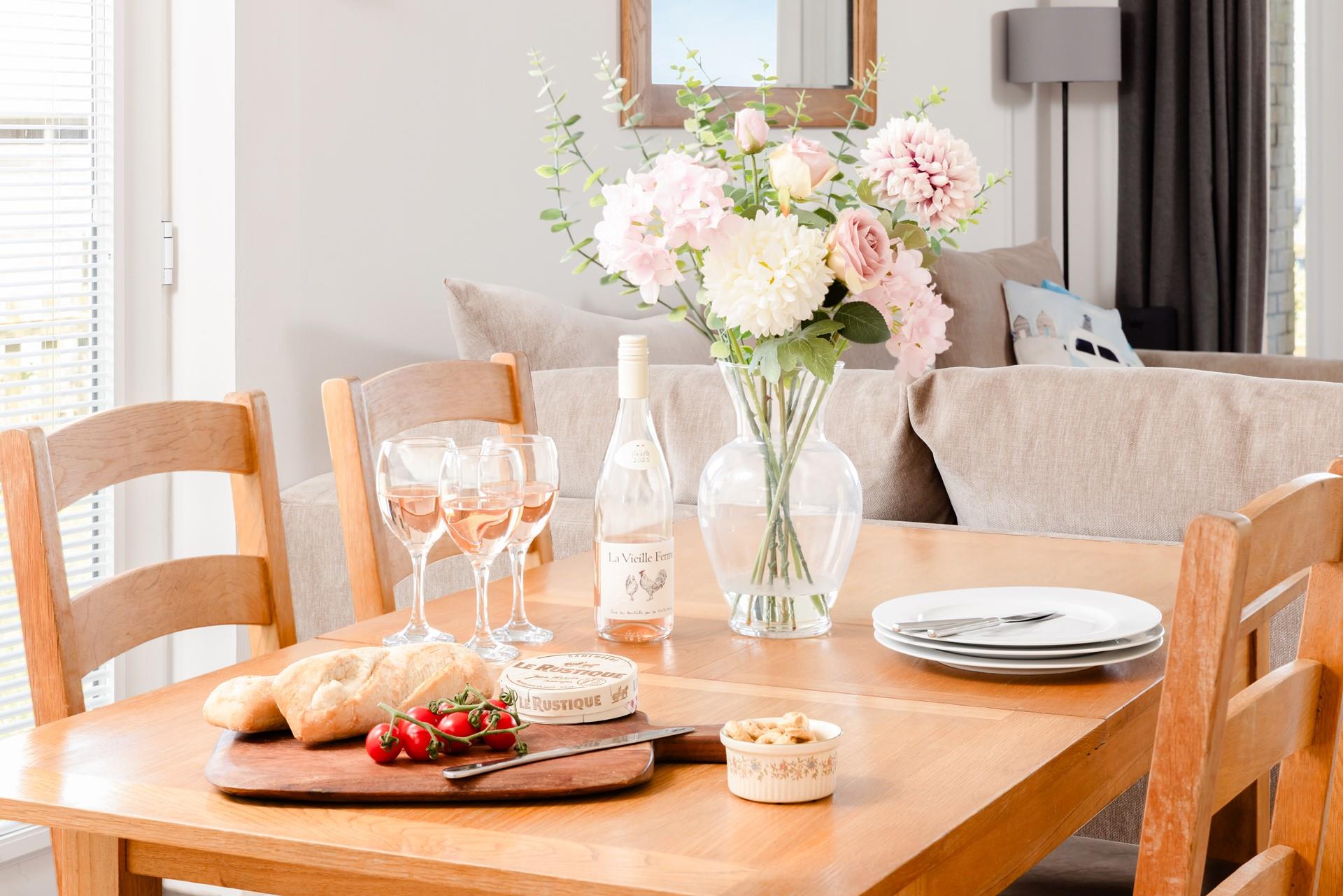 Sit around the table as a family and enjoy a tasty cooked meal or takeaway.
