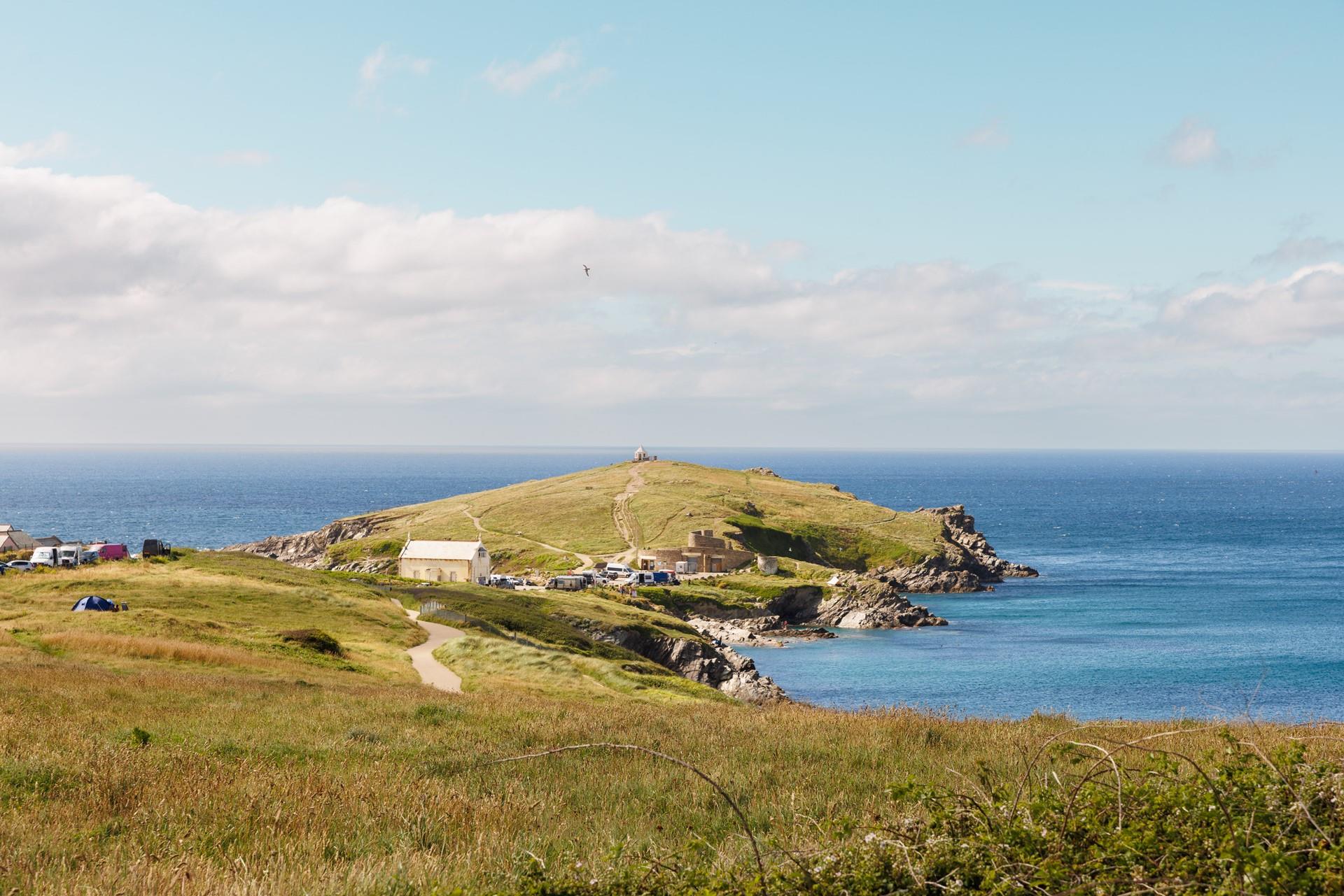 On the other side of the fence is the gorgeous headland and coastal path just waiting to be explored.
