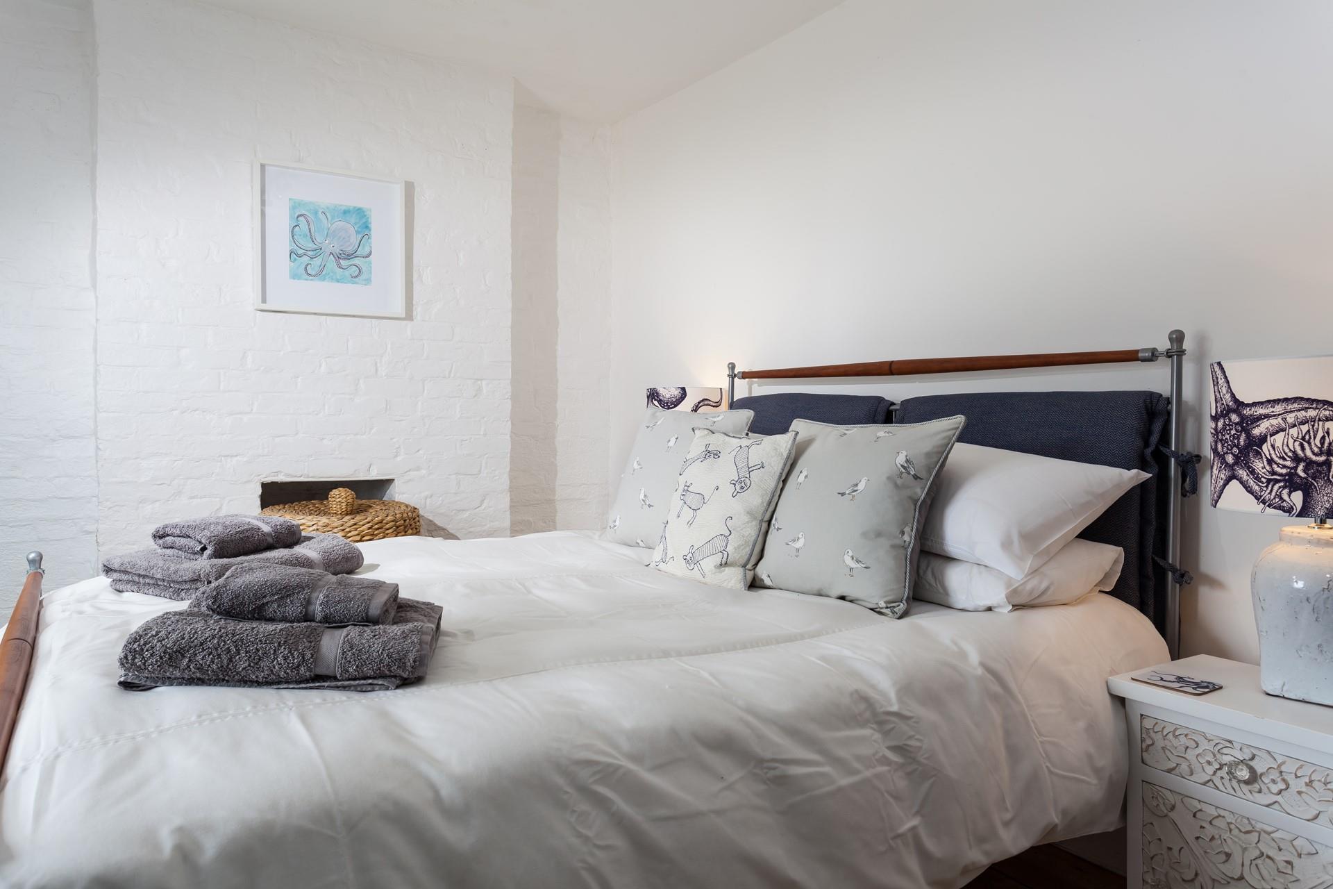 After a fun-filled day exploring St Ives, snuggle down into this sumptuous bed.