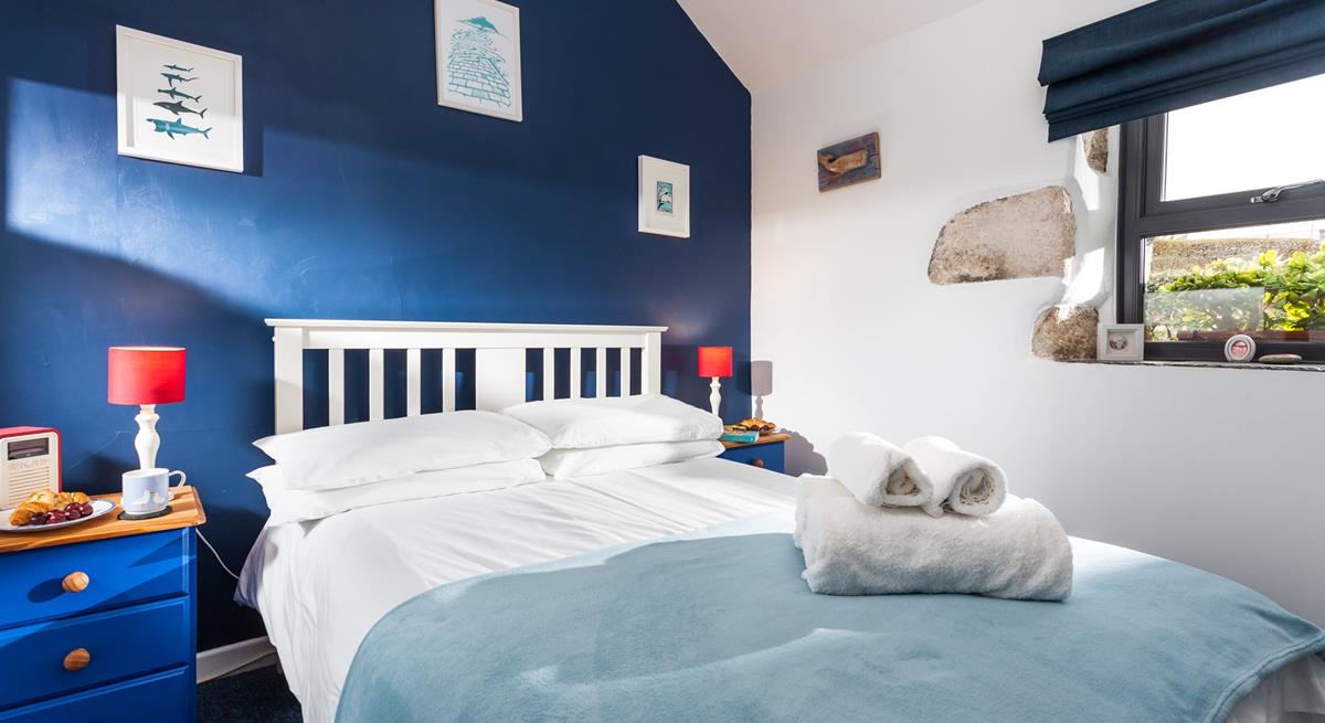 Settle into bed after spending the day exploring beauty spots in Cornwall.