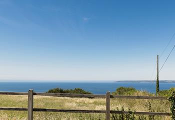 Miles of coast path are on the doorstep, just waiting to be explored.