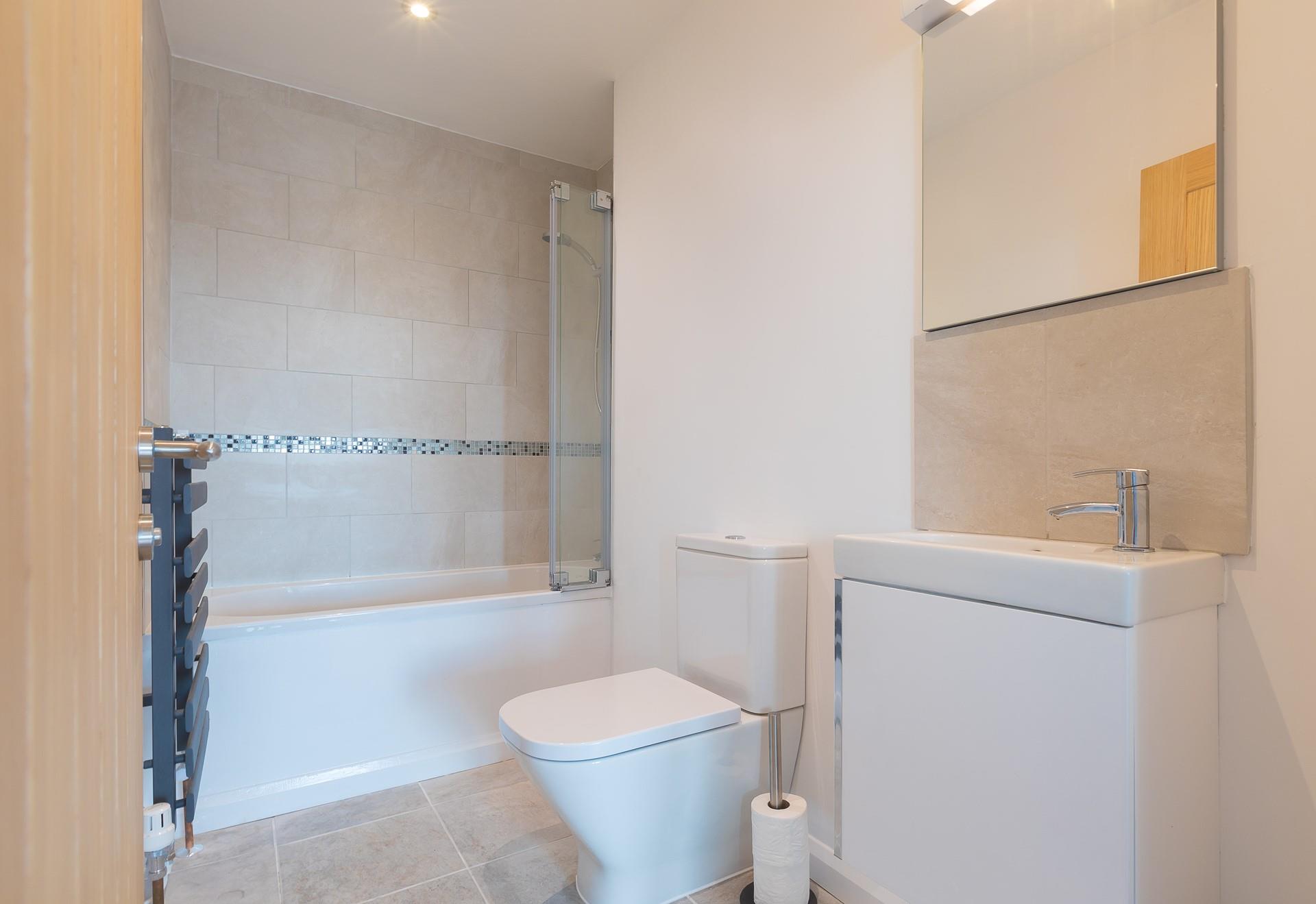 Modern and stylish, the family bathroom is perfect for the whole family.