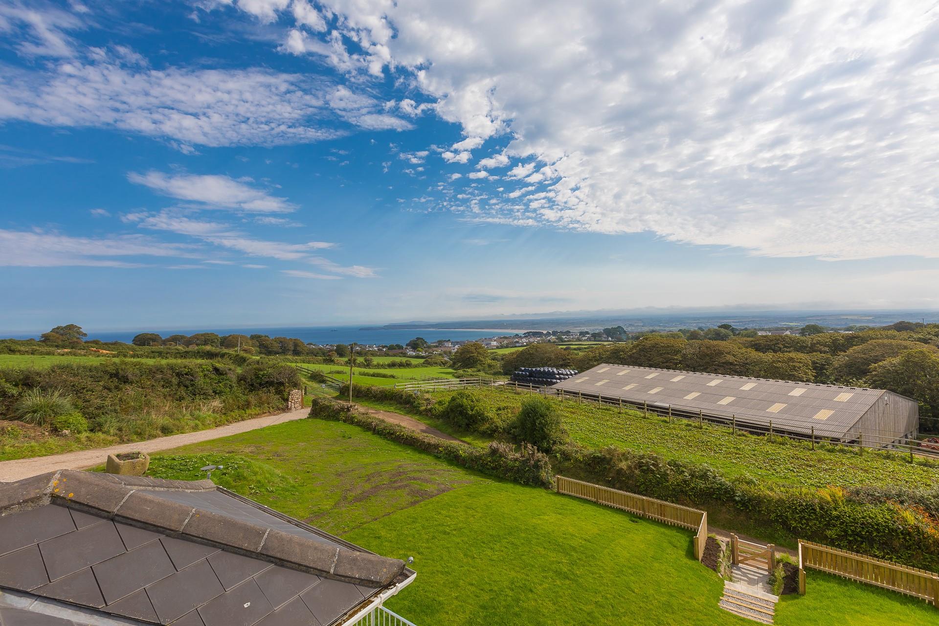 Enjoy views of the farm and its livestock. 