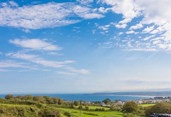 The view from Godrevy Heights is absolutely magnificent, you can see for miles across land and sea.