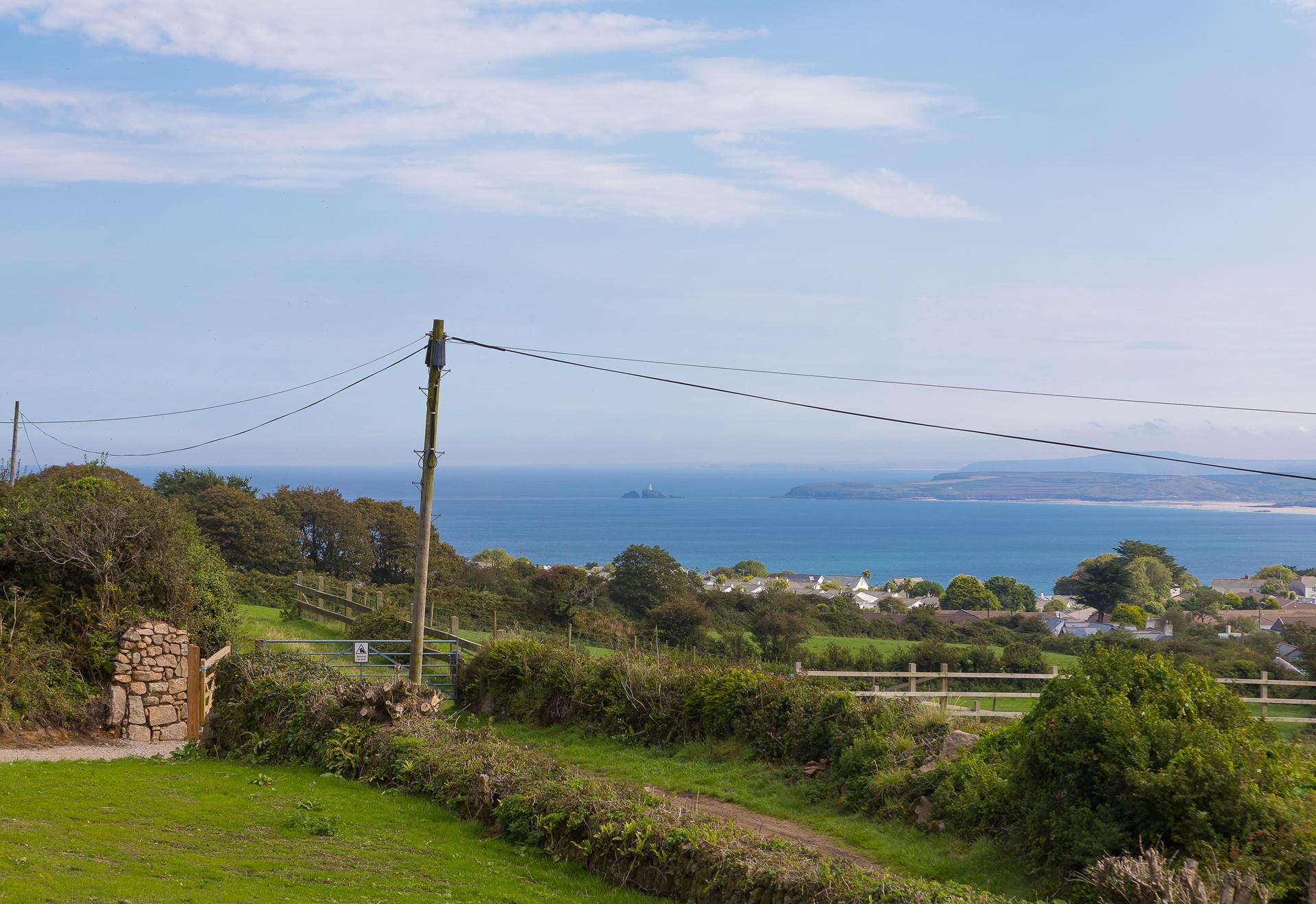 Perched high above the coastline, Godrevy Heights is aptly named, offering views of Godrevy and its lighthouse. 