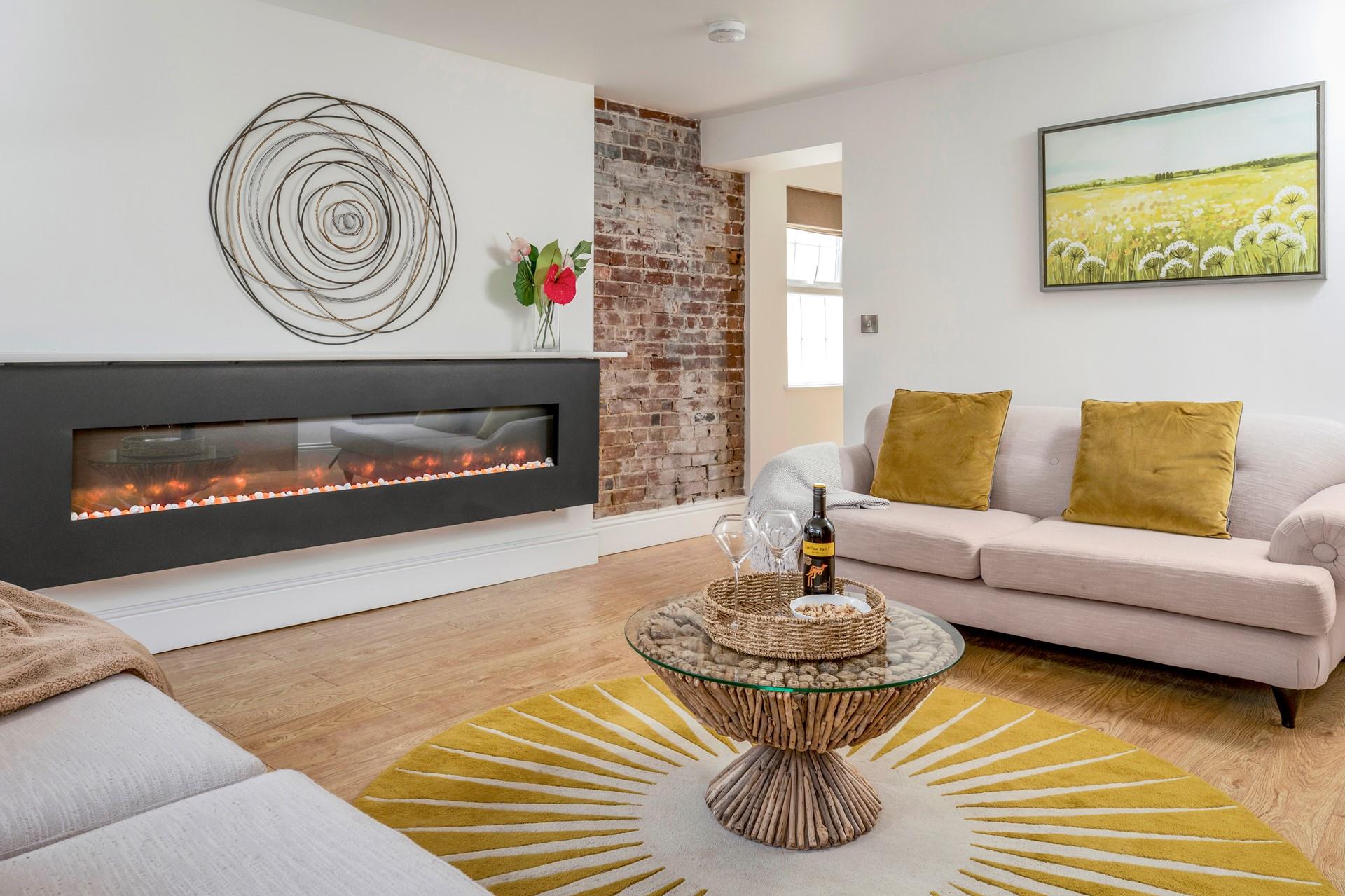 Enjoy a coffee while the natural light streams in through the dual-aspect windows.