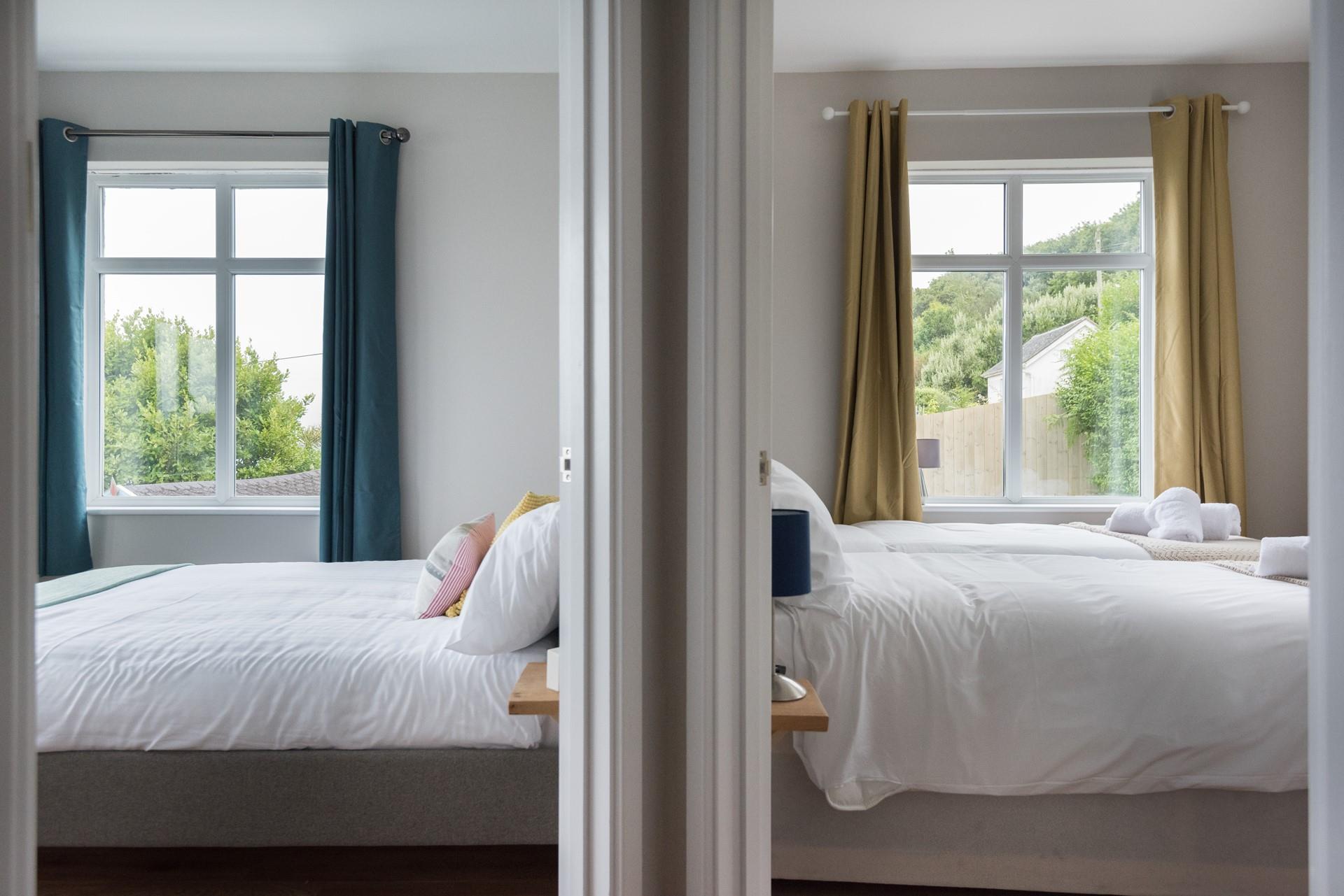 Zip and link beds allow for flexible sleeping arrangements.