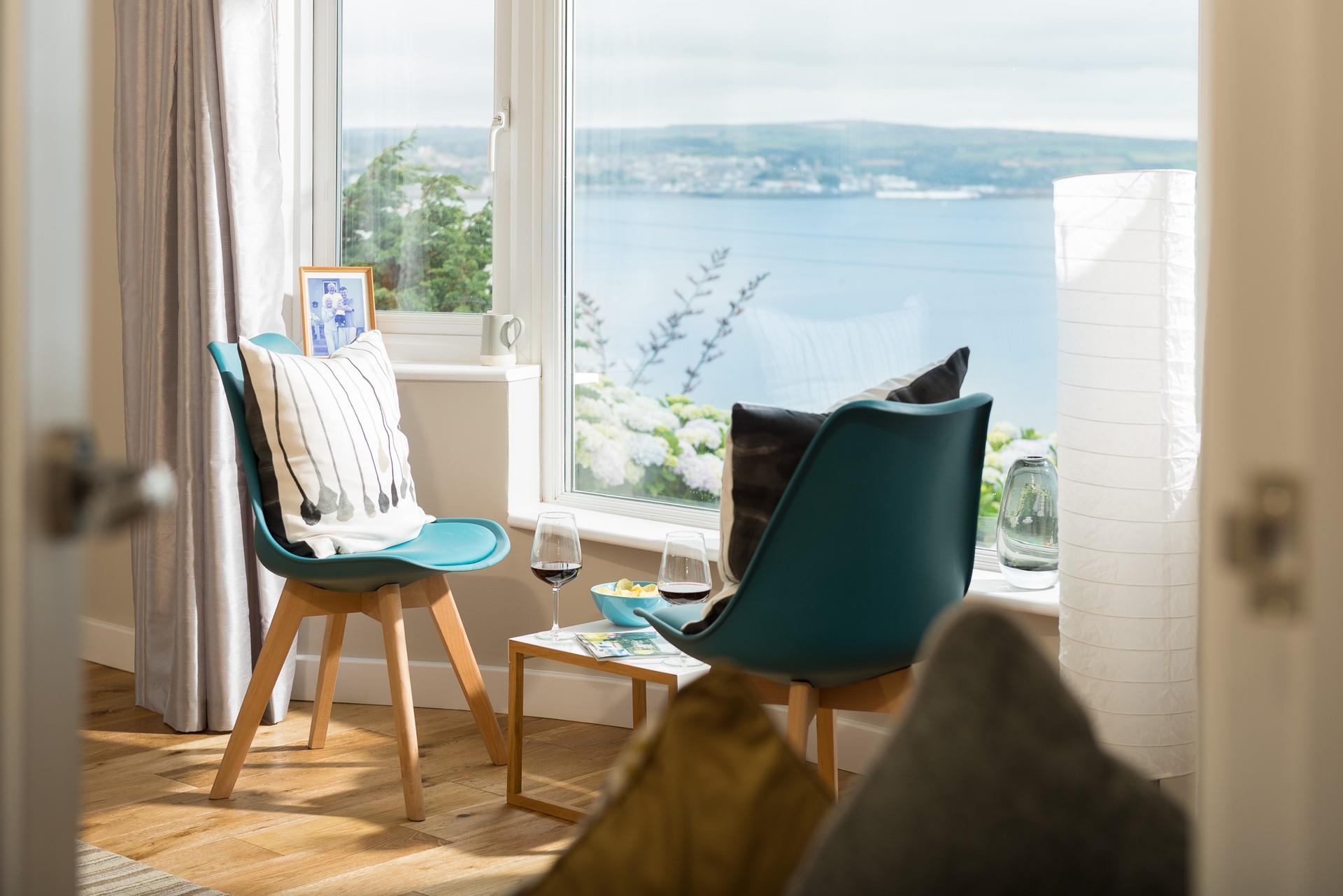 Feel the sun on your face as you take in the calming views of Mounts Bay.