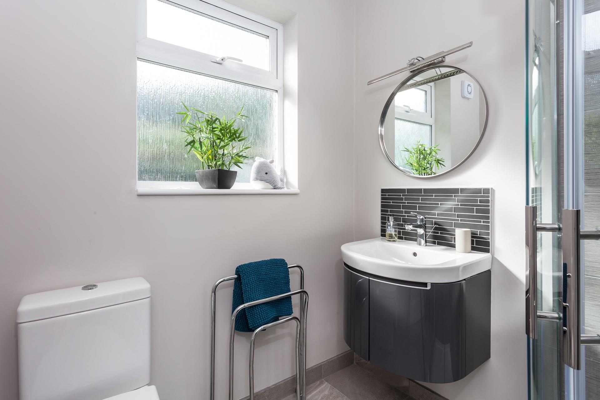 The shower room is downstairs on the ground floor and a great space to get ready for the day.