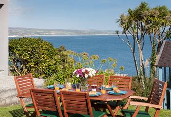 Tuck into long lazy lunches al fresco whilst taking in the beautiful views.