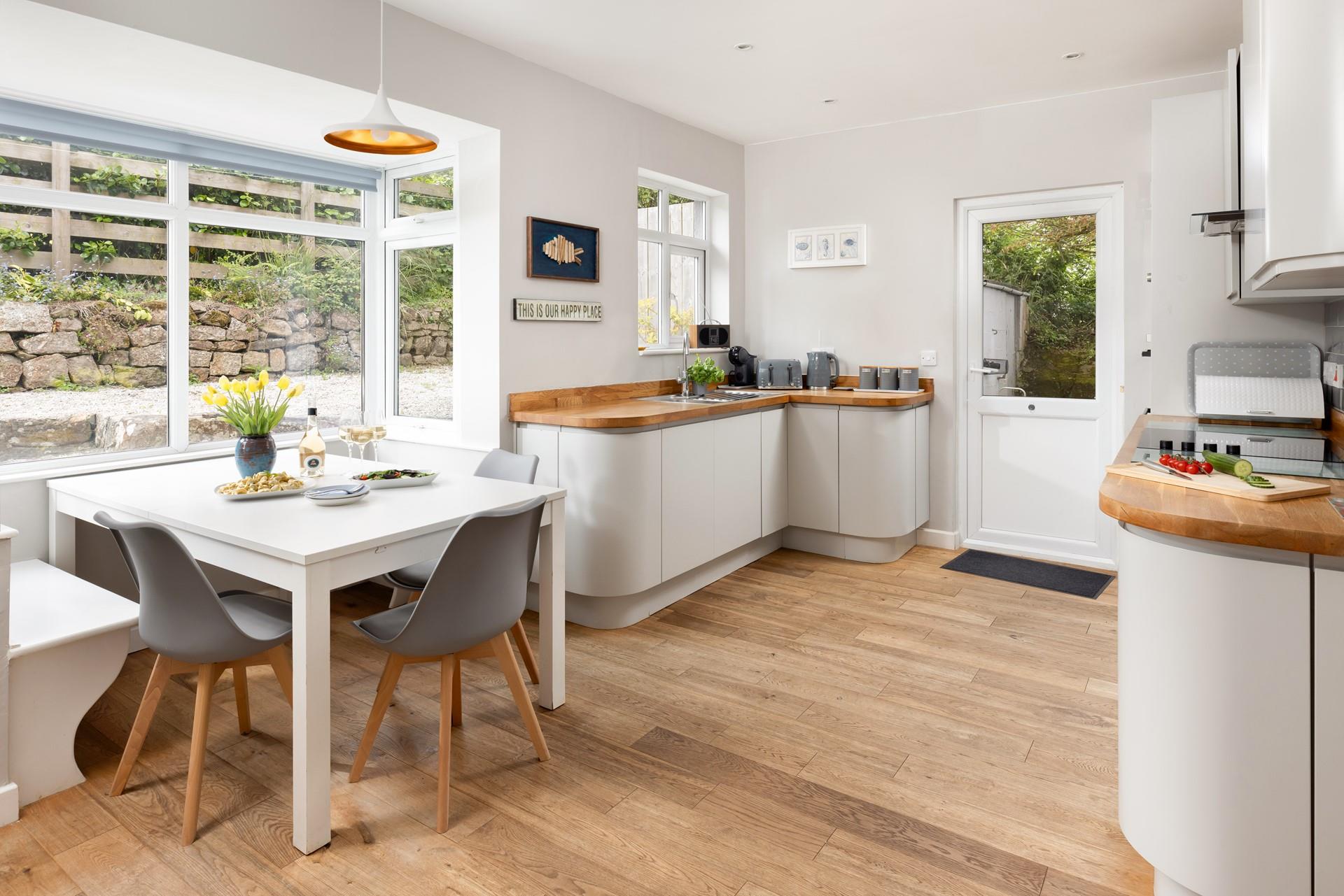 Cook up a storm in the well-equipped, spacious kitchen.