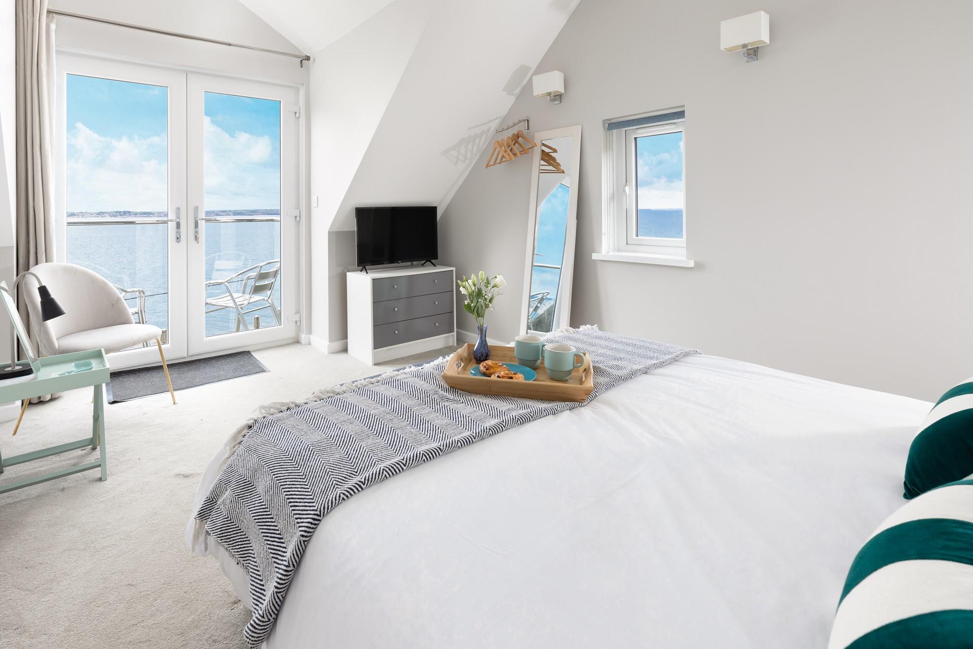 Climb into the spacious king-size bed and drift off into a dreamy night's slumber.