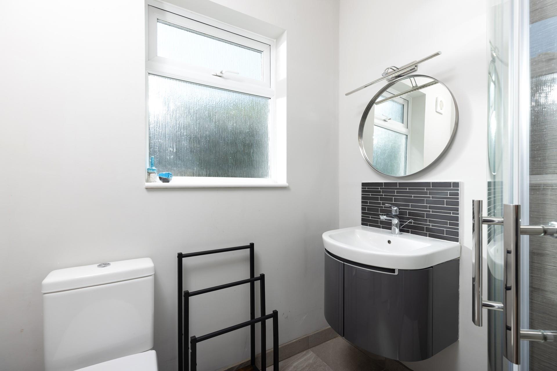 The shower room is downstairs on the ground floor and a great space to get ready for the day.