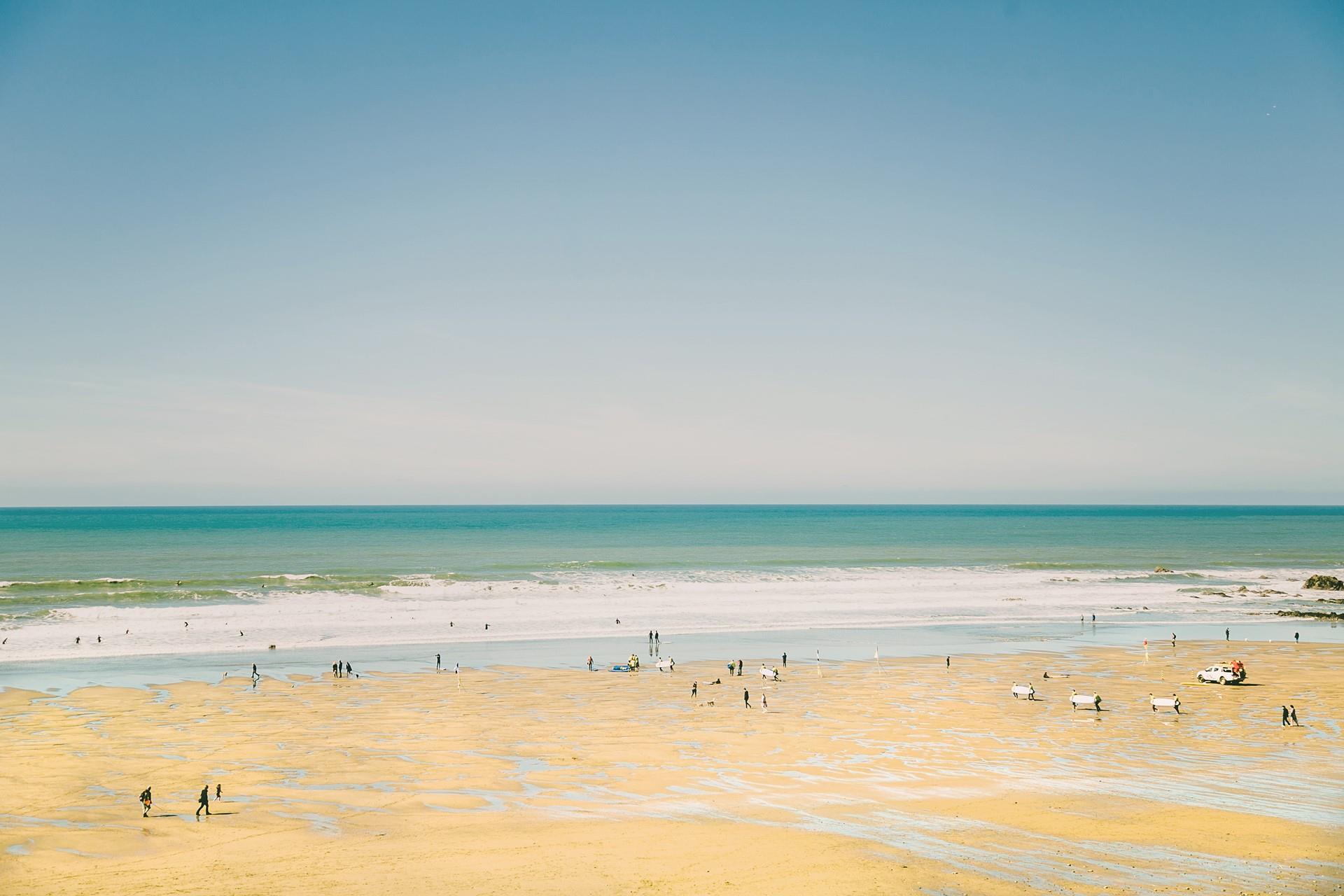 Widemouth Bay with its turquoise sea and golden sand is just a few minute's walk away.