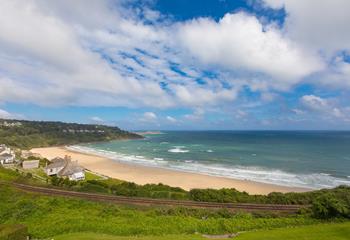 Situated above the famous St Erth to St Ives branch line, Seawave benefits from the same breathtaking coastal views. 