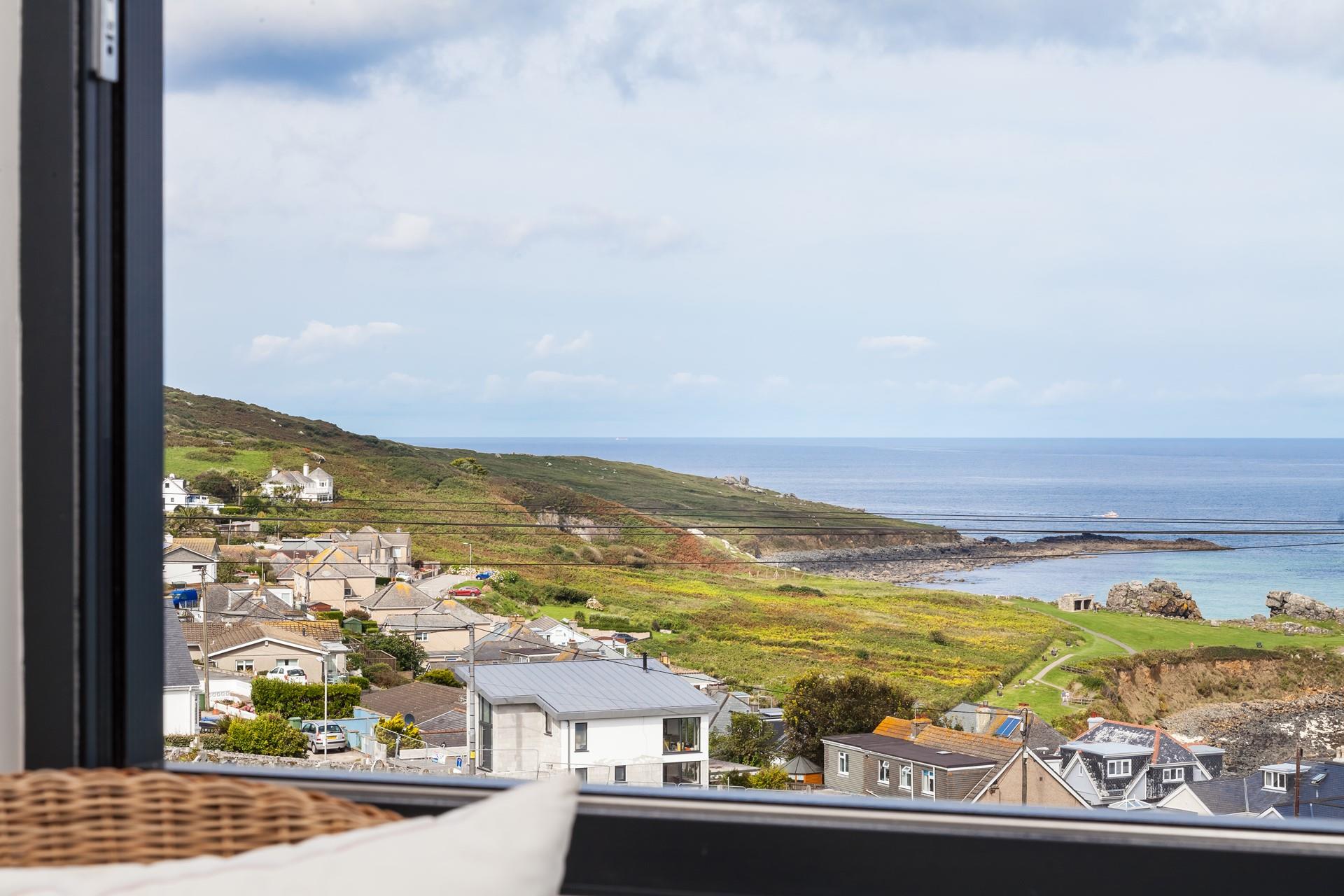 Rooftops, rugged coastline and the vast ocean are the perfect view all day every day.