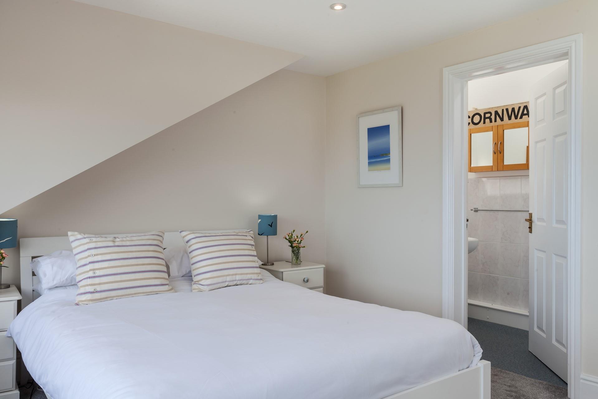 Bedroom 2 has a comfortable double bed offering guests a sumptuous night's sleep.