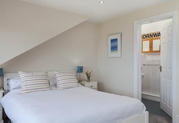 Bedroom 2 has a comfortable double bed offering guests a sumptuous night's sleep.