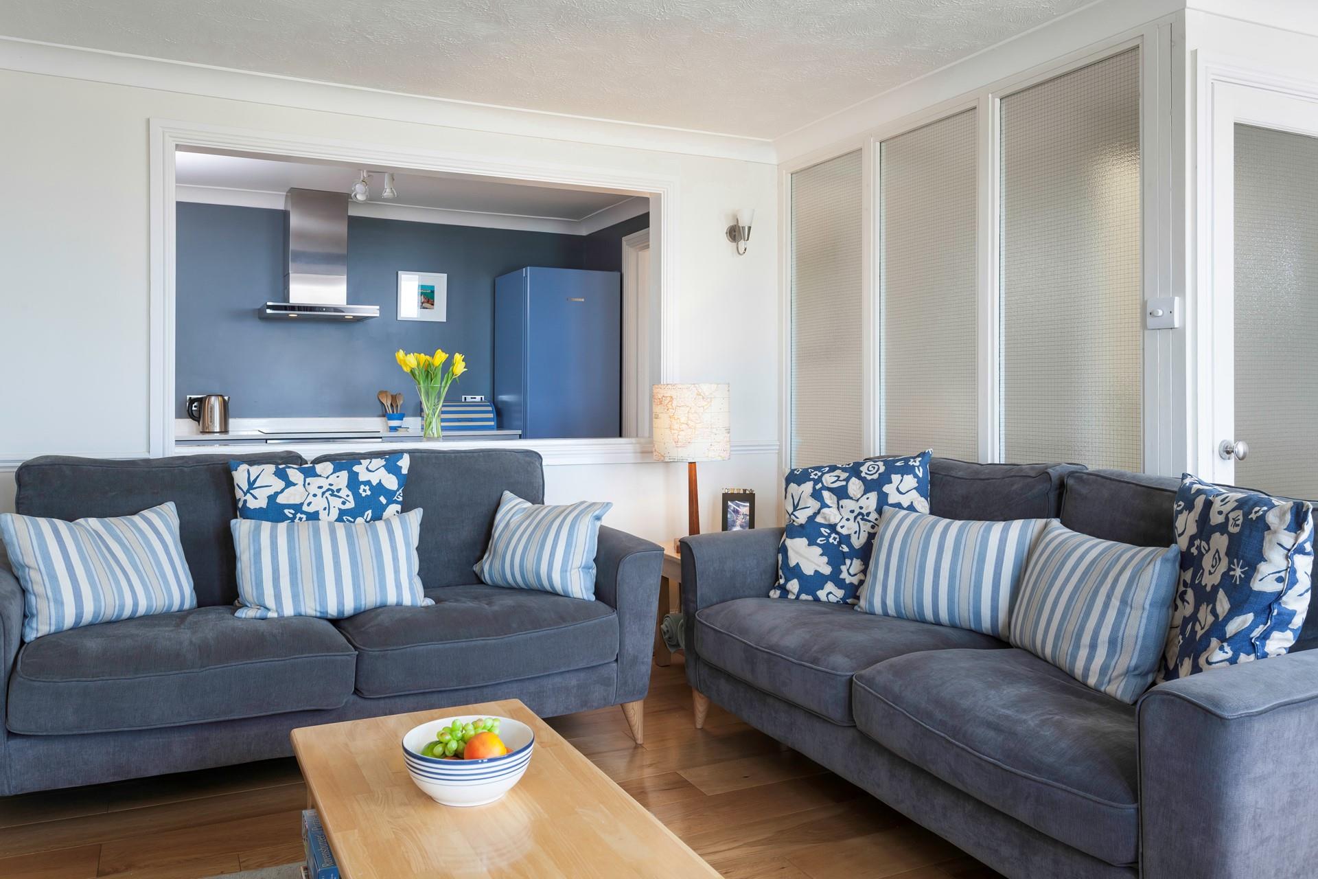 Put your feet up after a day of exploring Cornwall's rugged coastline.