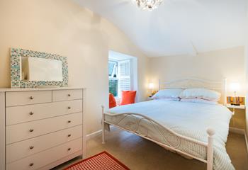 Bedroom 2 has a double bed to rest your head after a jam-packed day.