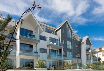 Set within the Salt complex, The Penthouse is in the sought after location of The Belyars in St Ives.