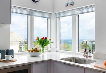You can even enjoy the sea views whilst you cook!