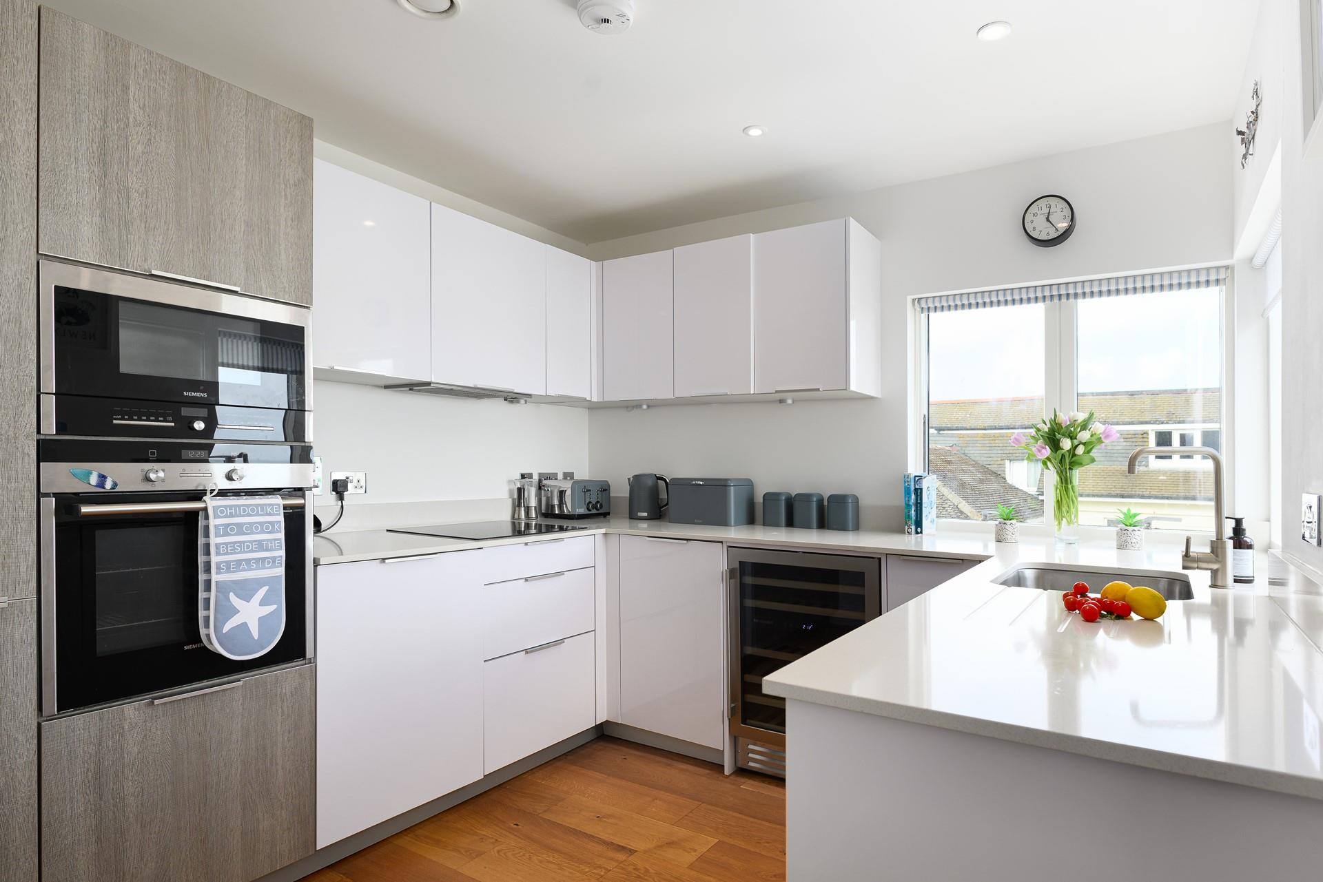 The kitchen is fully equipped to cook up a storm!