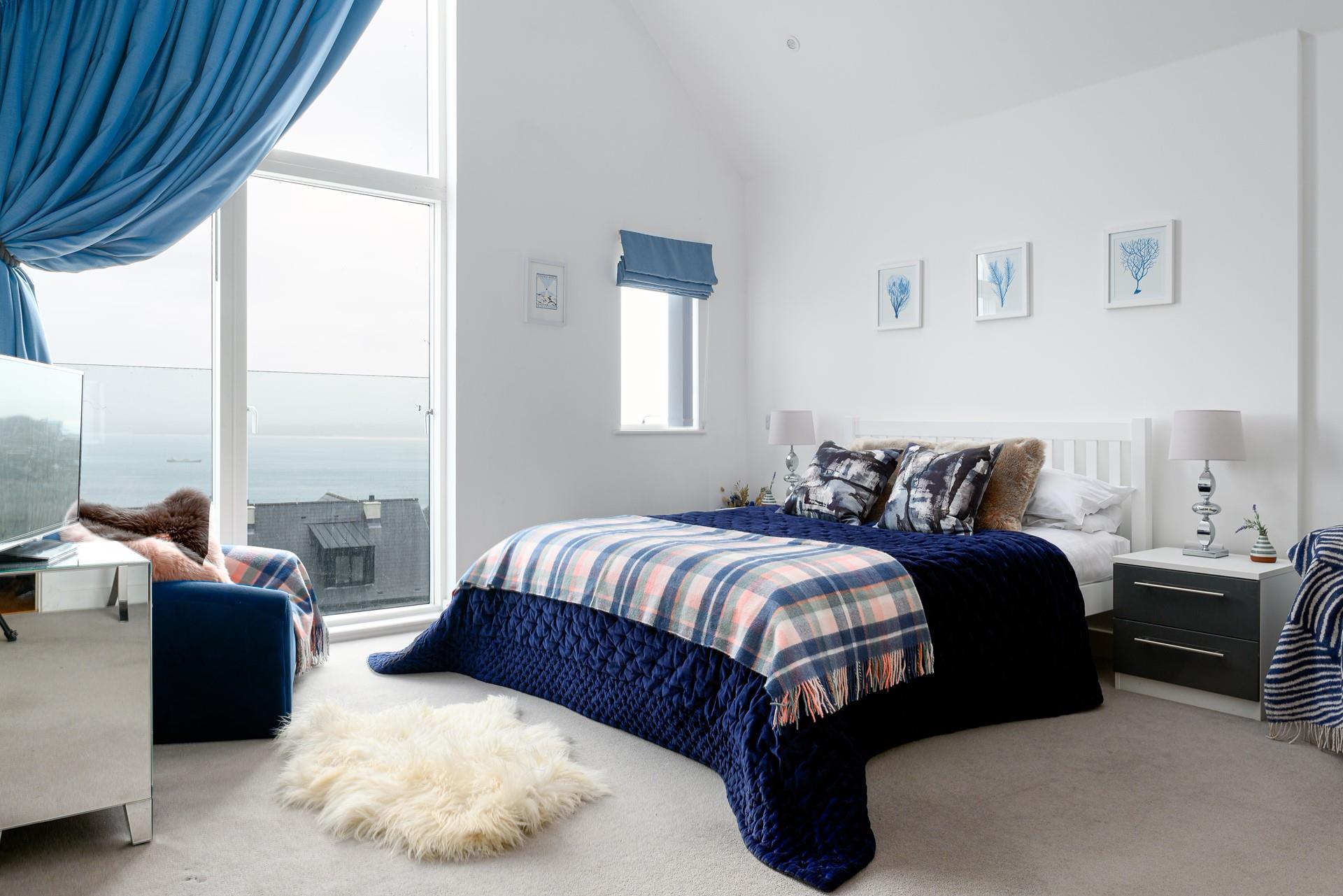 Climb into the comfortable bed and drift off each night.