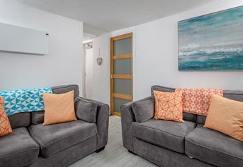 Ample seating means all the family can relax together. 