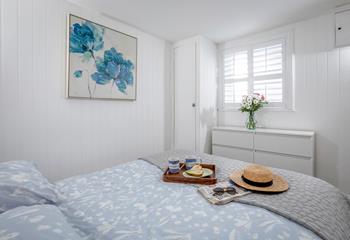 The large bed has a comfortable mattress; you will be forgiven for having a lie-in or two!