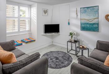 Fun pops of colour bring the magic of the seaside indoors in this wonderful bolthole.