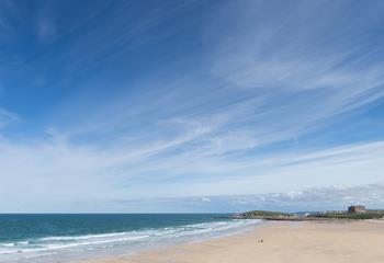 Within minutes you can have sandy toes, or take a dip in the sea with Fistral beach right on the doorstep.