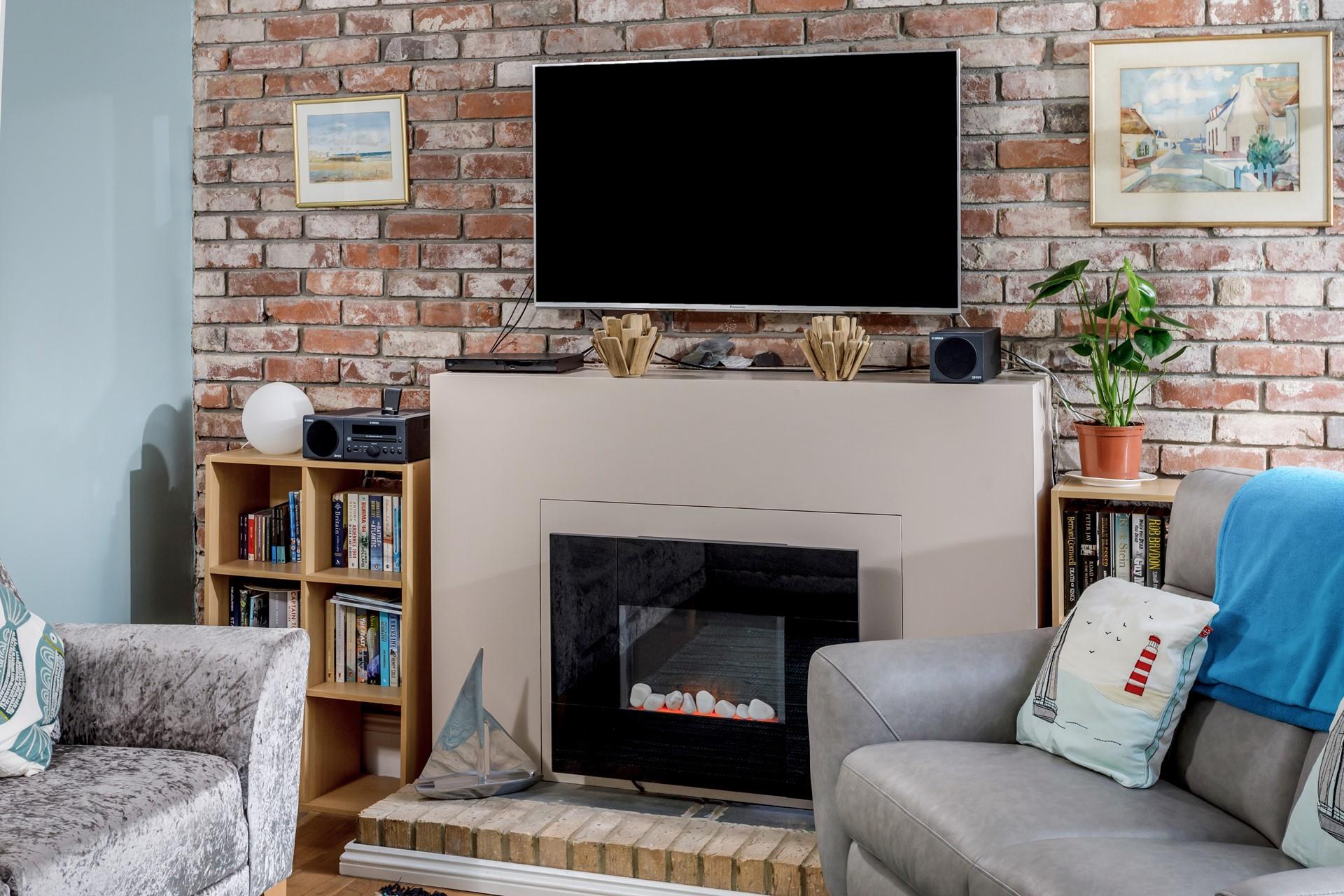 You and your pooch can curl up in front of the electric fire on cosy evenings.