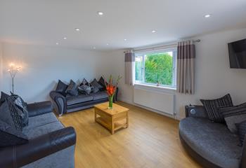 After days out on Hayle's 3 miles of golden sands, come back to relax in your spacious living area.
