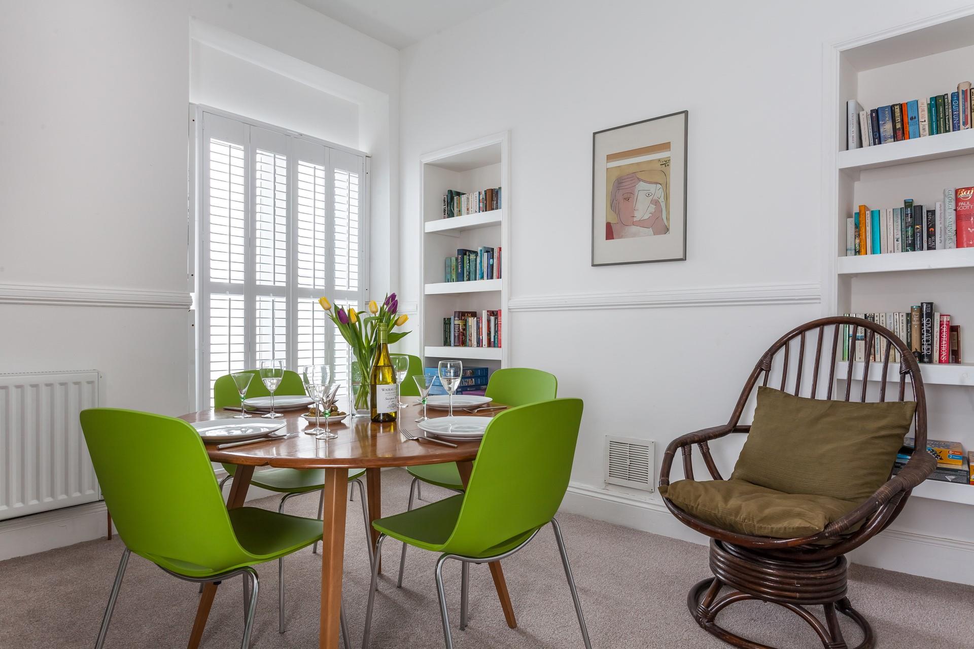 Tuck into a delicious meal with the family around you.