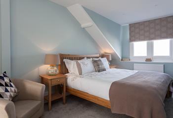 Bedroom 5 has a spacious king size bed and the added bonus of an en suite.