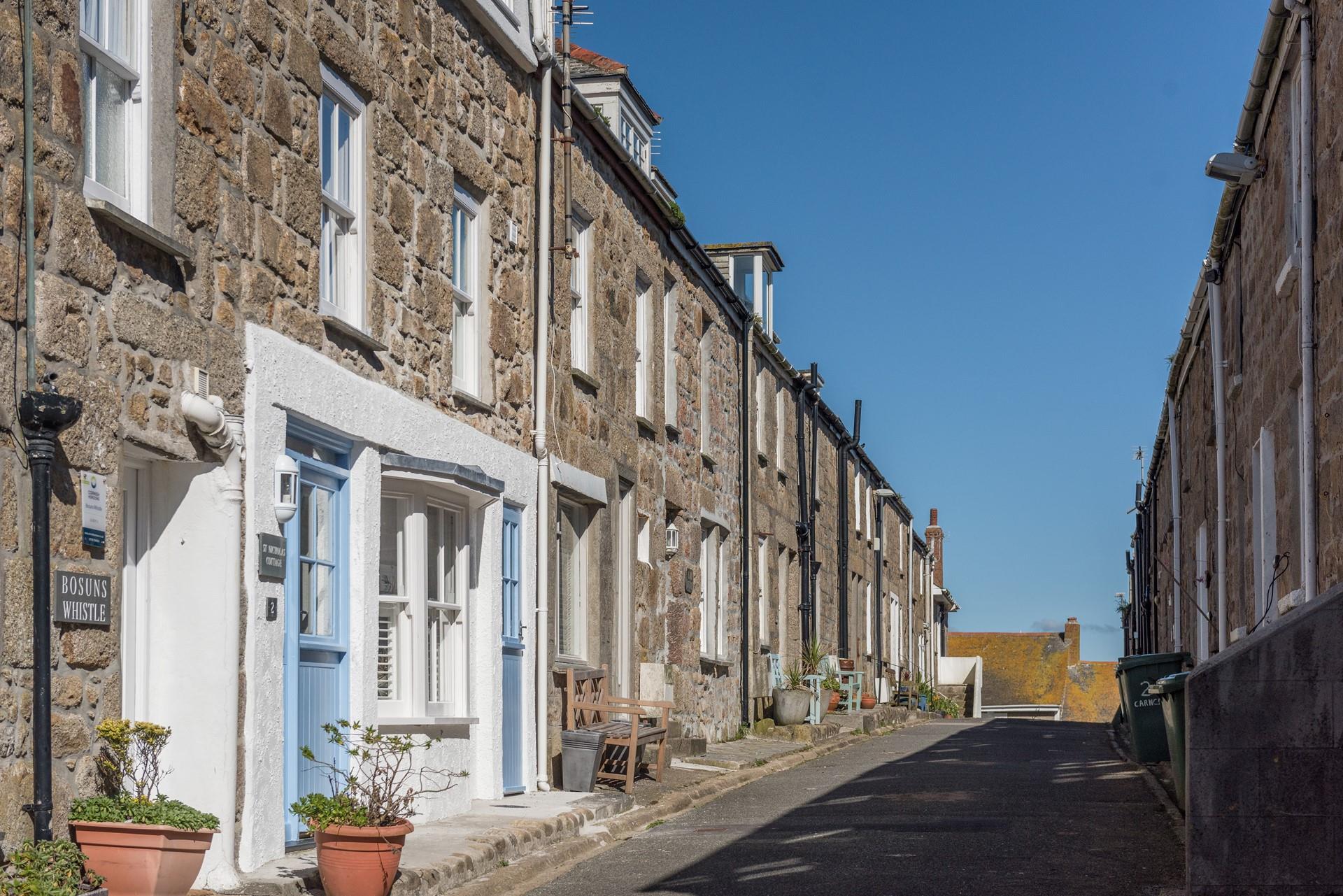 Spend your days relaxing on Porthgwidden beach just metres away from the door.