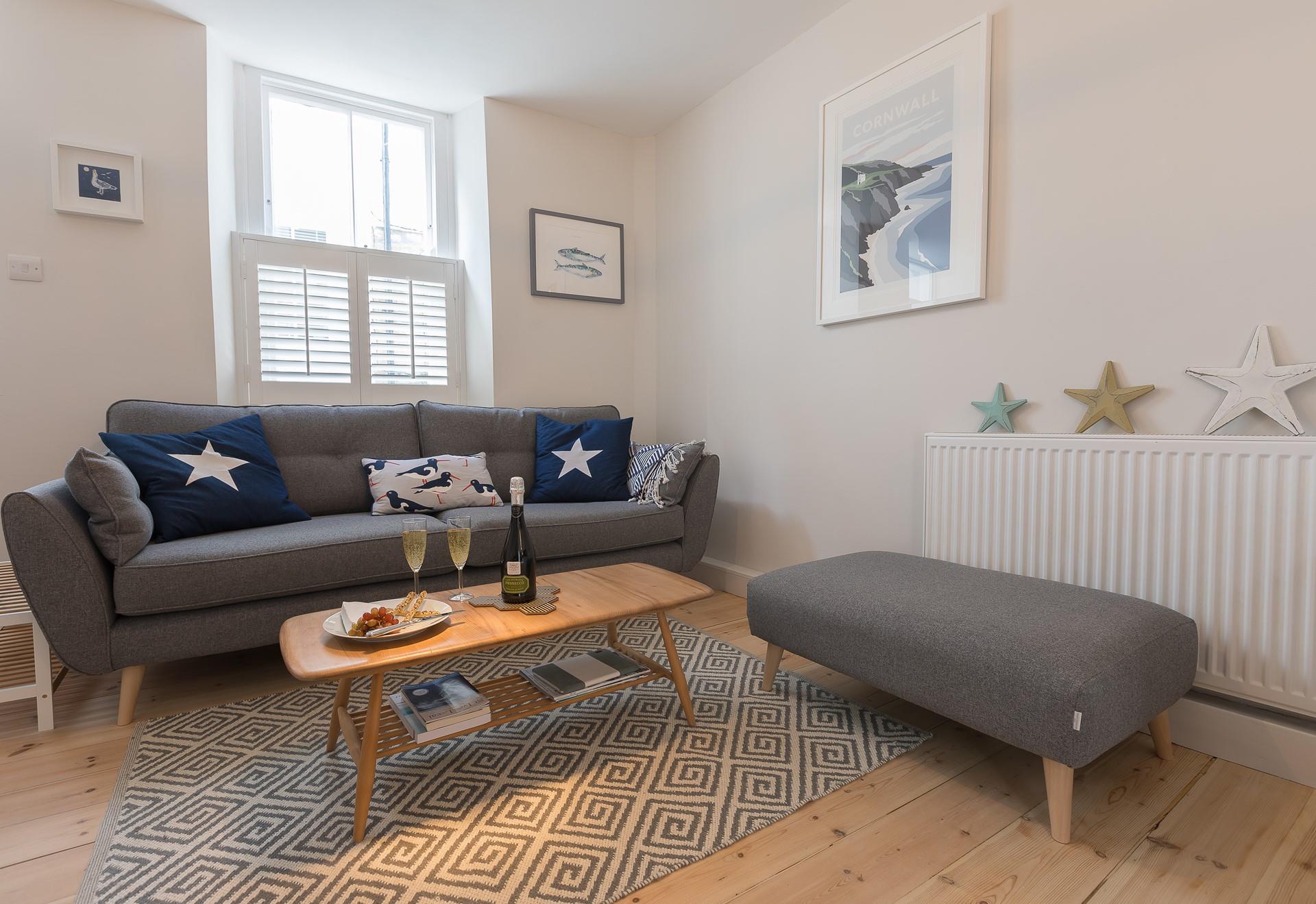 Cuddle up on the sofa with a glass of your favourite chilled drink.