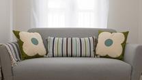 Soft tones help create a soothing space.