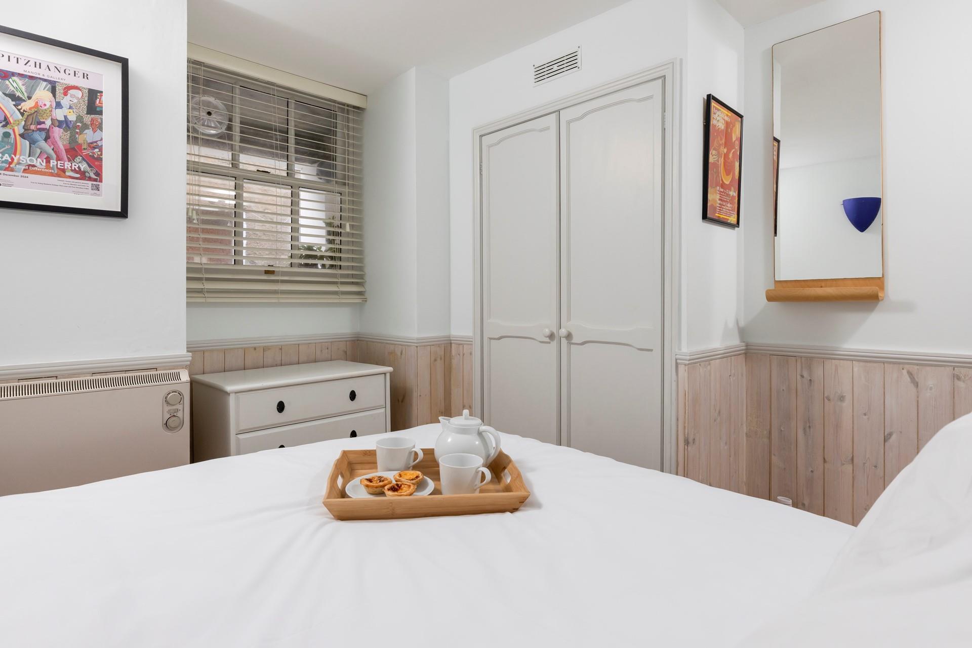 Start your day with breakfast in bed, you're on holiday after all!