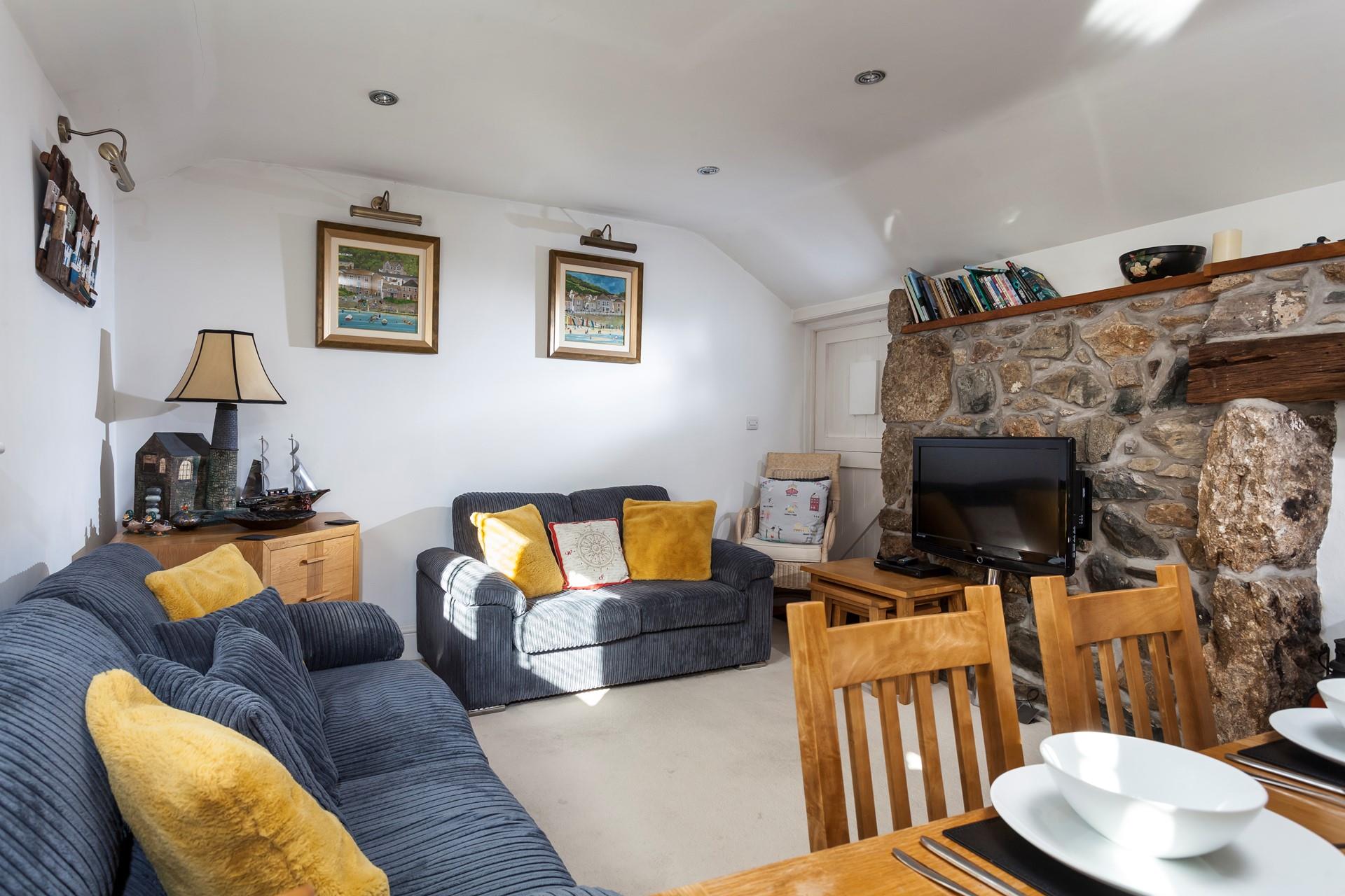 After a day of wandering the cobbled streets of Mousehole, cosy up on the sofa and enjoy quality time with your loved ones. 