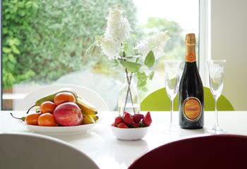 Treat yourself to a glass of prosecco and nibbles in the evening after a day of exploring.