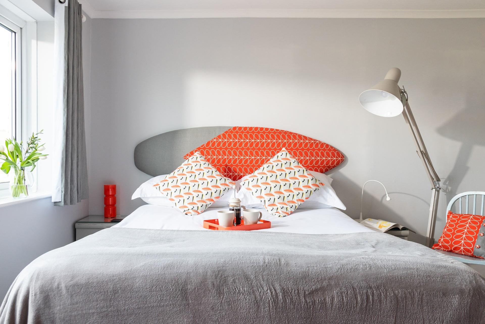 Bespoke features such as this cool and quirky headboard made by the owner, make The Cove stand out from the crowd. 
