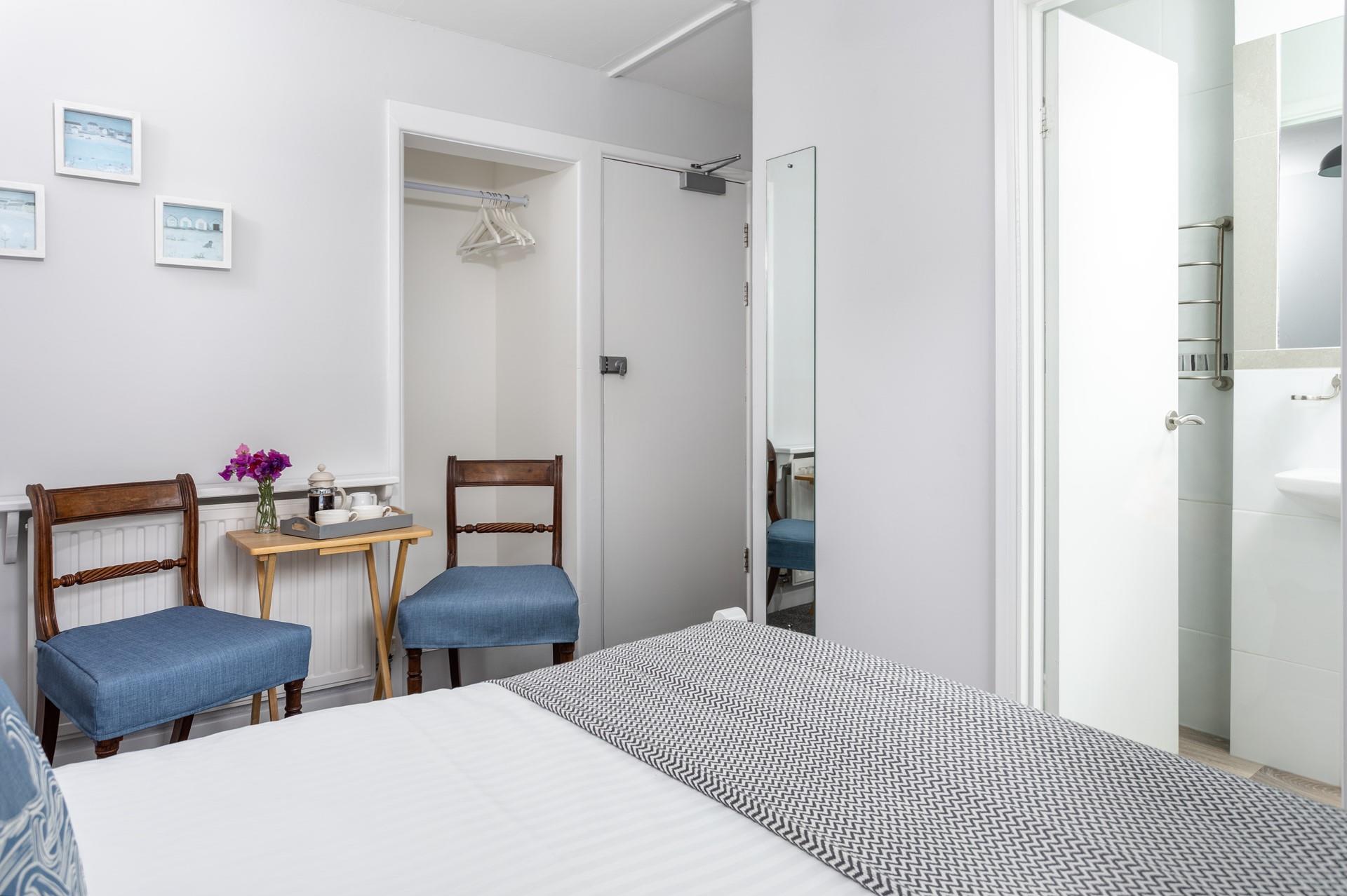 The en suite means there's plenty of space for all the family to get ready.