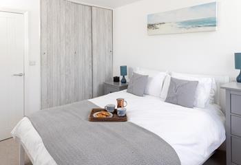 Coastal decor highlights Sea You Soon's proximity to the sea.