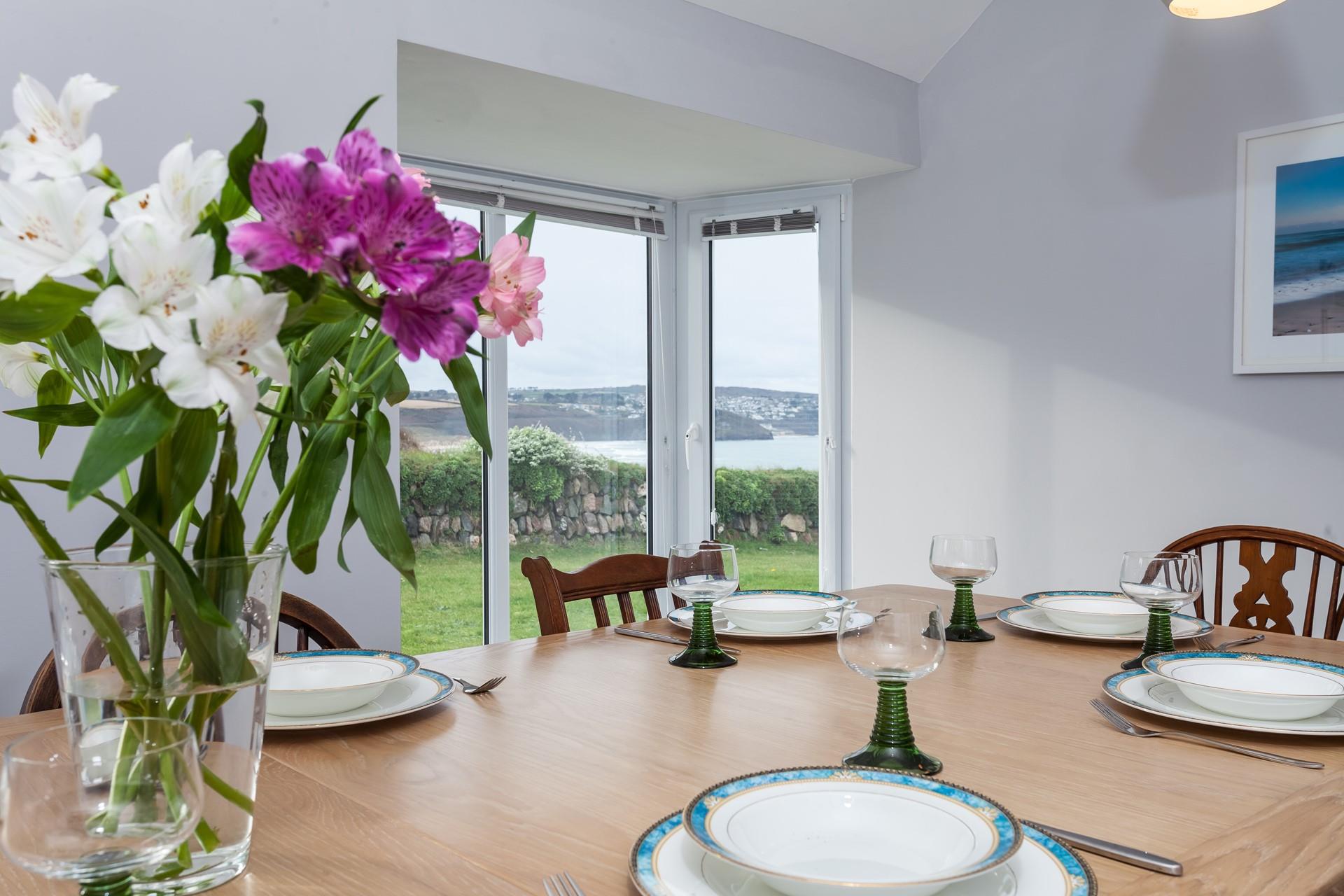 Spend hours chatting over a glass of wine in the winter listening to the rain on your windows.